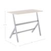 Guidecraft Standing Collaboration Desk for Kids and Adults: Adjustable Height Birch Plywood Table with Metal Legs for Home, Office, Classrooms and More view 2