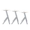 Guidecraft Standing Collaboration Desk for Kids and Adults: Adjustable Height Birch Plywood Table with Metal Legs for Home, Office, Classrooms and More view 3