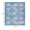 Martha Stewart x SAFAVIEH Area Rug Collection - 5'3" x 7'6", Navy & Cream, Floral Pattern, Non-Shedding & Easy Cleaning, Ideal for Living Room, Bedroom, Office, Dining Space (MSR2862N) view 2