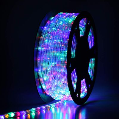 Buyagn 100Ft LED Rope Lights, Cuttable & Connectable Outdoor String Lights Waterproof Decorative Lighting for Indoor/Outdoor, Patio, Backyards, Party, Halloween and Christmas Decorations (Multicolor)