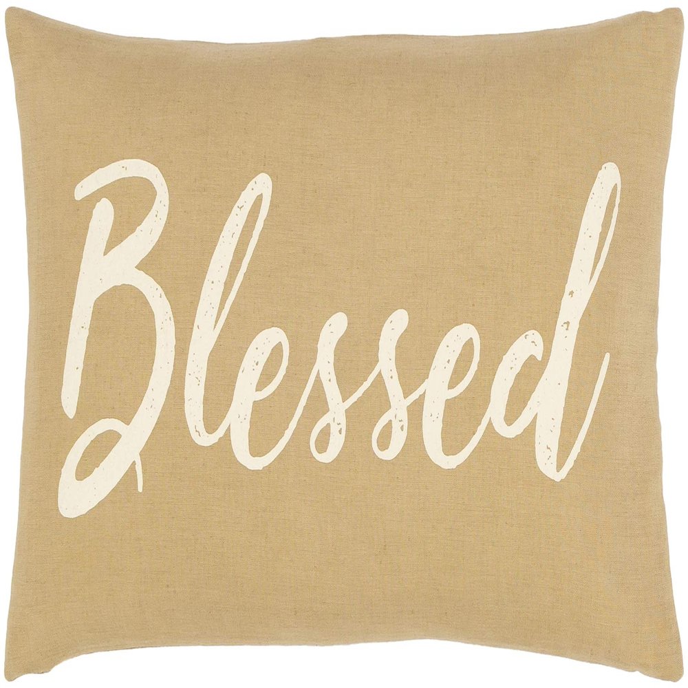 Artistic Weavers Blessed Down Pillow Kit, 13" x 20" Down, Khaki/Cream
