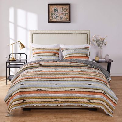 Barefoot Bungalow Painted Desert Quilt Set, 2-Piece Twin/TwinXL, Rose