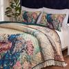 Barefoot Bungalow Eden Peacock Quilt Set, 2-Piece Twin/Twin XL, Ecru view 1