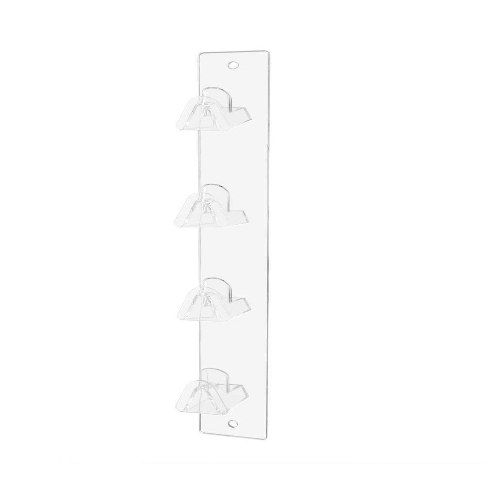 Marketing Holders 12 Pack Glasses Holder Holds 4 Pair Clear Acrylic Wall Mount with Hanging Hardware Retail Stores Eyeglasses Storage Sunglasses Organizer Bifocal Display Space Saver