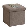 Fuji Boeki 85992 Hunt Storage Stool, Storage Box, Width 12.2 x Depth 12.2 x Height 12.0 inches (31 x 31 x 30.5 cm), Charcoal, Ottoman, Load Capacity 176 view 1