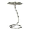 Misc Silver Side Table - 15" X 13" 21" Transitional Specialty Aluminum Metal view 3