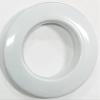 Ikiriska Add Grommets/Eyelets to The top of Any of Our Custom Made Curtains (9. White Plastic 1.5", 50" Wide Panel (8 Grommets)) view 1