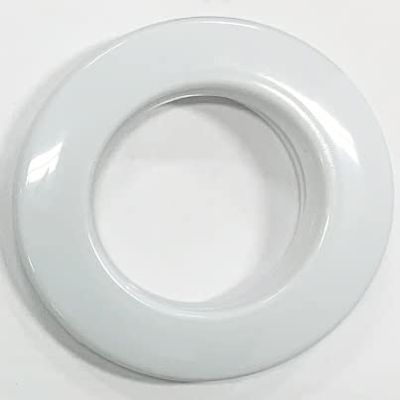 Ikiriska Add Grommets/Eyelets to The top of Any of Our Custom Made Curtains (9. White Plastic 1.5", 100" Wide Panel (16 Grommets))