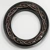 Ikiriska Add Grommets/Eyelets to The top of Any of Our Custom Made Curtains (4. Dark Oil Rubbed Bronze ed Bronze Metal 1.5", 50" Wide Panel (8 Grommets)) view 1