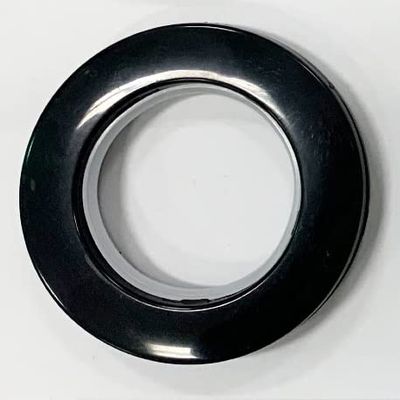 Ikiriska Add Grommets/Eyelets to The top of Any of Our Custom Made Curtains (10. Black Plastic 1.5", 50" Wide Panel (8 Grommets))