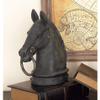 Misc Jartop Polystone Horse Head Sculpture Black Resin view 1