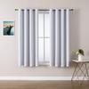 ChrisDowa Grommet Room Darkening Curtains for Bedroom and Living Room - 2 Panels Set Thermal Insulated Blackout Curtains (Greyish White, 52W x 63L view 1