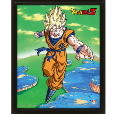 Pyramid International DRAGON BALL Z CADRE 3D LENTICULAIRE TRANSFORMATION SUPER SAIYAN