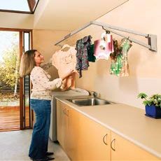 Breeze Dryer Hills Supa Fold Mini 4' Edition Folding Frame Clothesline