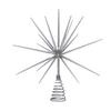 Roman 133173 Silver Burst Tree Topper with Spike on Spring, 15 inch view 1