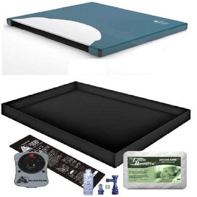 US 60% WAVELESS WATERBED Mattress/Liner/Heater/Pad/Fill Drain/Conditioner KIT (Queen 60x84 1US1000B2)
