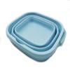 SAMMART 11L (2.9 Gallon) Collapsible Rectangular Handy Basket/Bucket (1, White/Sea Angel) view 2