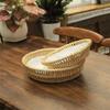 Egg Basket, Retro Style Storage Rattan Weave Hamper For Picnic Food Fruit Bread (Size : Xl) view 4