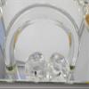 Rectangle Mirror Tray with Crystal and Shimmer Designed Border Used as a Desert or Cookie Tray Cosmetic Makeup Tray, Vanity Tray Mirrored Decorative Tray, 15 x 10 x 2.75 Home Decorative view 4
