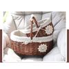 Egg Basket, With Cotton Lining Retro Style Storage Rattan Weave Hamper For Picnic Food Fruit Bread (Size : 362916/29cm) view 3