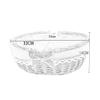 Egg Basket, Retro Country Storage Rattan Weave Hamper For Picnic Food Fruit Bread (Color : B) view 2