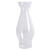 Clear Glass Lamp Chimney, Replacement Hurricane Globe Measures 2 Inch Diameter Base x 6 3/4 Inches High for Oil or Kerosene Lanterns, Crimp Top view 1