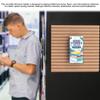 Marketing Holders 12 Pack Slat Wall 4" Wide Brochure Holder Display Literature Printed Material Surfaces Periodical Maps Menu Pocket Brochure Mount Pamphlet Z Fold Trifold Display Rack view 3