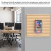 Marketing Holders 12 Pack Slat Wall 4" Wide Brochure Holder Display Literature Printed Material Surfaces Periodical Maps Menu Pocket Brochure Mount Pamphlet Z Fold Trifold Display Rack view 4