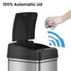 iTouchless 8 Gal Sensor Kitchen Trash Can with Pet Lock Lid & Odor Filter view 3