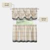ACHIM Soft Valance Curtains, 58 x 14 in, Grey, Light Filtering view 4