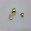 Galapagoz Older Style Grandfather Clock Weight Shell Hook and Nut 4 mm Thread USA view 1