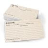 321Done Recipe Cards - Set of 50, Double-Sided Thick 3x5 Modern Kraft Recipe Cards, Typewriter Design for Bridal Shower & Wedding Gift, Made in USA view 1
