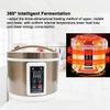 INTSUPERMAI 6 L Fermenter Multi-functional Fermenter Pot for Black Garlic, Yogurt, Natto, Sweet Rice, Fermenters Full Automatic Intelligent Control Multiple Clove Black Garlic DIY Cooker view 3