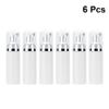 Beaupretty 6pcs Foaming Pump Bottle White Pet Dispenser Silver Pump Head for Home Travel and Bathroom Use for Soap Shampoo Wash view 2