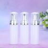 Beaupretty 6pcs Foaming Pump Bottle White Pet Dispenser Silver Pump Head for Home Travel and Bathroom Use for Soap Shampoo Wash view 4