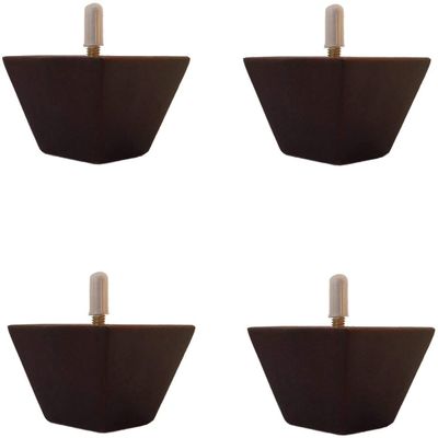 BingLTD - 2" Mahogany Square Tapered Hardwood Sofa Legs - Set of 8 (ST302-157)