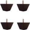 BingLTD - 2" Mahogany Square Tapered Hardwood Sofa Legs - Set of 8 (ST302-157) view 1
