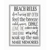 Stupell Industries Beach House Rules Relaxing Activities Black White List view 1