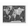 Stupell Industries Children's Mythical Creatures Fantasy Black White Chalk Map view 1