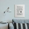Stupell Industries Bee Pun Feels Good to Be Home Insect Quote, Designed by Daphne Polselli Wall Art, 24 x 30, Canvas view 2