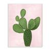 Stupell Industries Prickly Cactus Dessert Plant Nature Succulent Pink Green, Designed by Mia Jensen Wall Art, 10 x 15 view 1