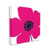 Stupell Industries Cute Girly Flower Pop Pink Children's Floral, Designed by Wild Apple Portfolio Wall Art, 30 x 30, Canvas view 1