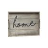 Elegant Designs HG2000-RGH Decorative Wood Serving Tray w/Handles, 15.50" x 12", Home view 1