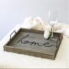 Elegant Designs HG2000-RGH Decorative Wood Serving Tray w/Handles, 15.50" x 12", Home view 4