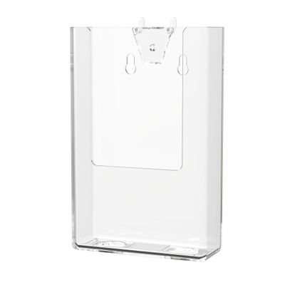 Marketing Holders 12 Pack Pegboard 4" Trifold Brochure Holder Rack Card Pocket Literature Printed Material Menu Peg Board Mount Pamphlet Display