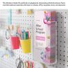 Marketing Holders 12 Pack Pegboard 4" Trifold Brochure Holder Rack Card Pocket Literature Printed Material Menu Peg Board Mount Pamphlet Display view 3