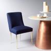 SAFAVIEH Couture Collection Nolita Glam Navy Dining Chair view 1
