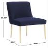 SAFAVIEH Couture Collection Nolita Glam Navy Dining Chair view 2