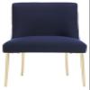 SAFAVIEH Couture Collection Nolita Glam Navy Dining Chair view 3