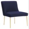 SAFAVIEH Couture Collection Nolita Glam Navy Dining Chair view 4